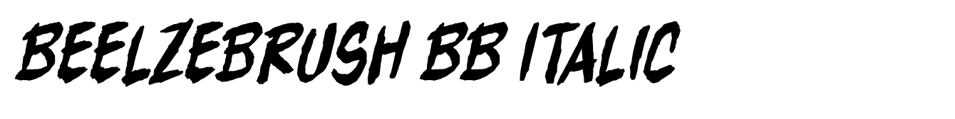 Beelzebrush BB Italic